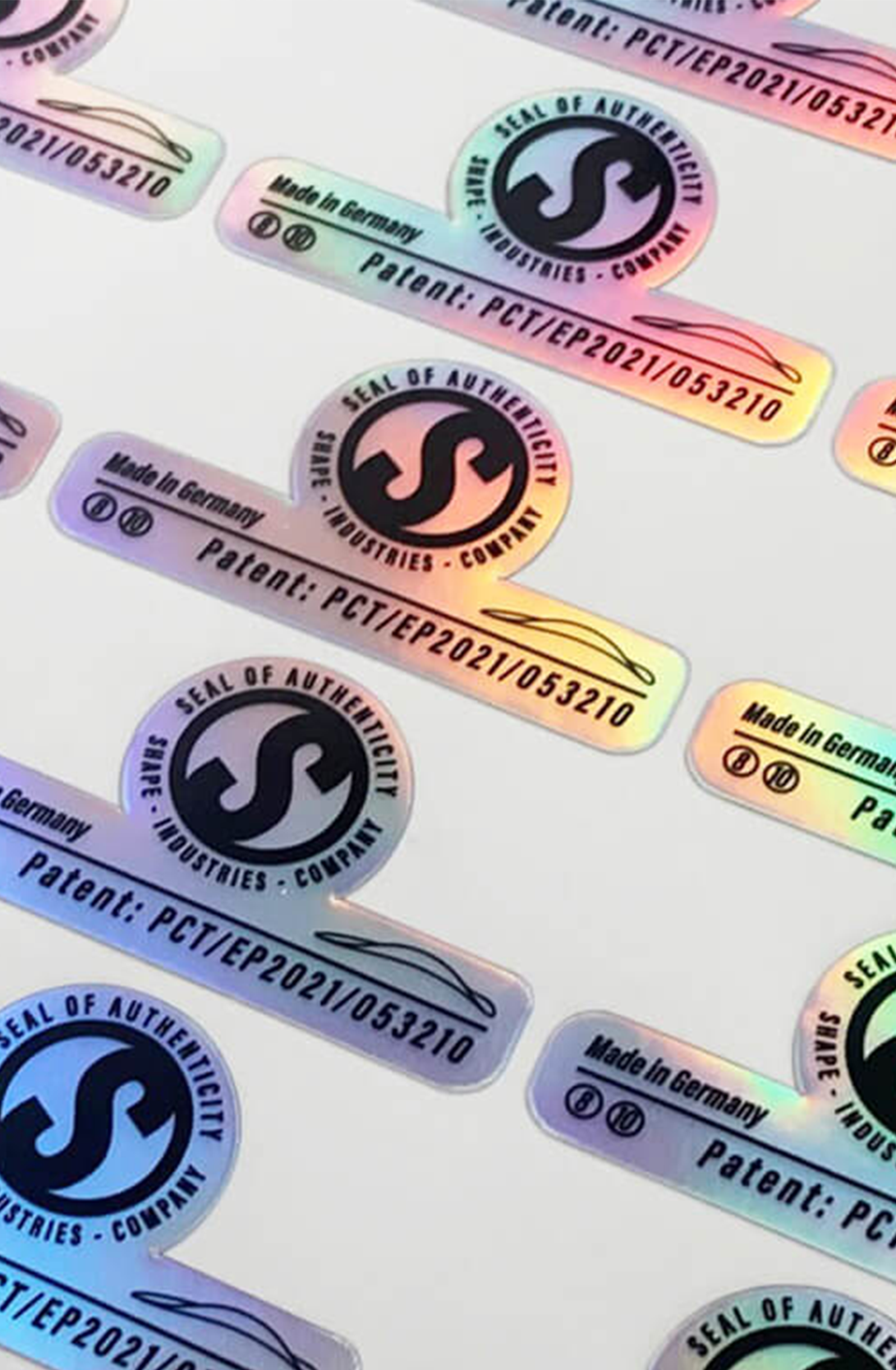 Hologramm-Etiketten