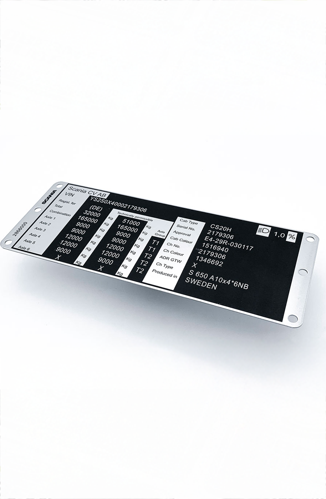 Produkte Typenschilder